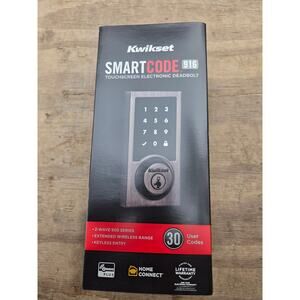 Kwikset SmartCode 916 Z-Wave Smart Lock, Keyless Entry- BRONZE